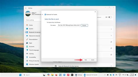 how to transfer files via bluetooth between computers