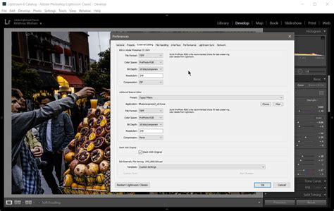 how to transfer images from lightroom to photoshop