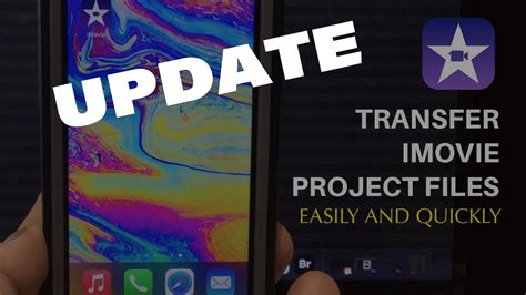 how to transfer imovie project from iphone to pc