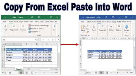how to transfer information from excel to word labels