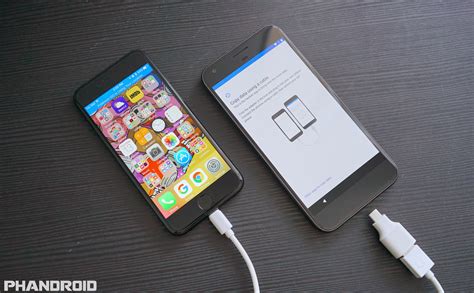 how to transfer iphone to android with cable