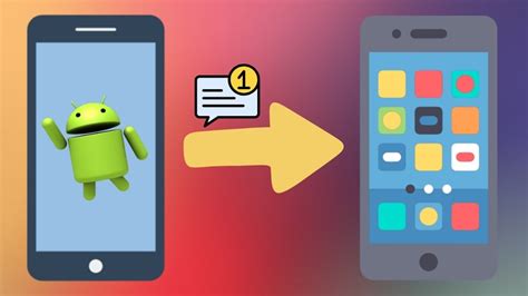 how to transfer messages from android to android after setup