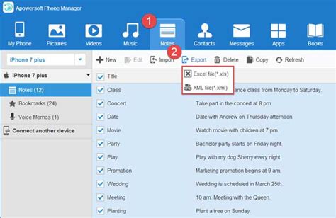 how to transfer notes from my iphone to my computer