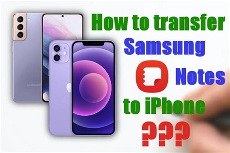 how to transfer notes to iphone