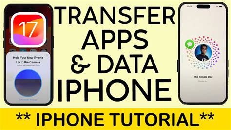 how to transfer over apps from old.iphone
