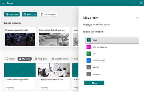 how to transfer ownership of a microsoft form to another individual
