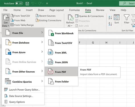 how to transfer pdf to excel on mac