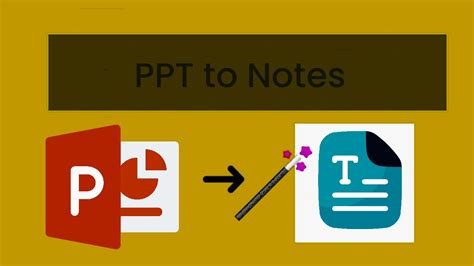 how to transfer powerpoint to notes