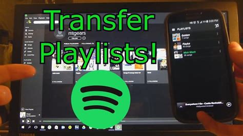 how to transfer spotify playlist to computer