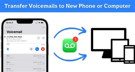 how to transfer voicemail messages to a computer