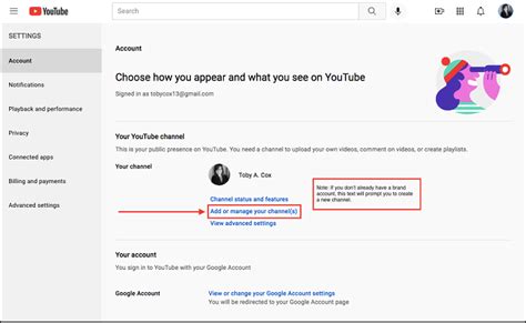 how to transfer youtube data to a different account