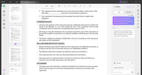 how to translate a document from spanish to english