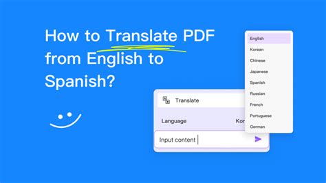 how to translate a pdf from english to spanish in adobe