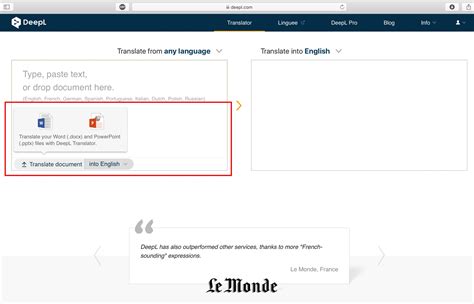 how to translate document in english