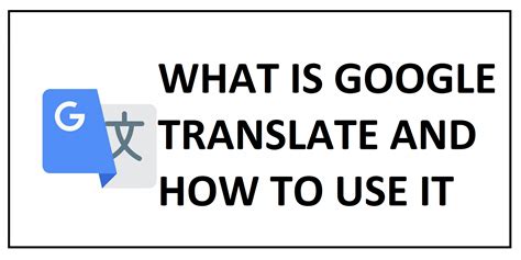 how to translate using google translate