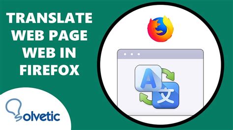 how to translate website in english in firefox