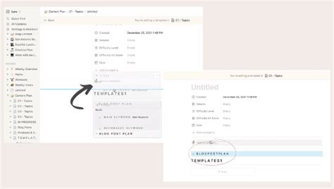 how to turn a notion page into a template