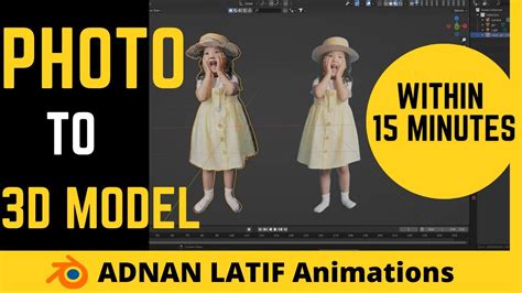 how to turn a picture into a 3d model blender