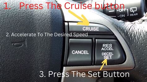 how to turn cruise main off