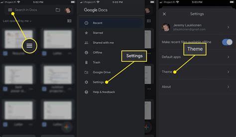 how to turn dark mode off on google docs
