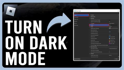 how to turn dark mode on roblox iphone