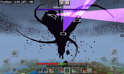 how to turn into a wither storm in minecraft