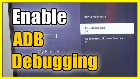 how to turn off adb debugging on firestick