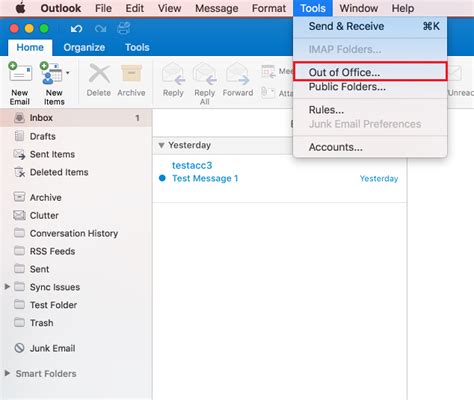 how to turn off auto reply in apple mail