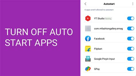 how to turn off auto start apps on android