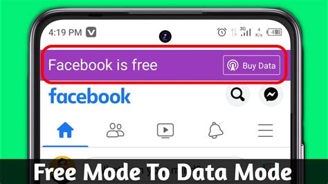 how to turn off data mode in facebook lite
