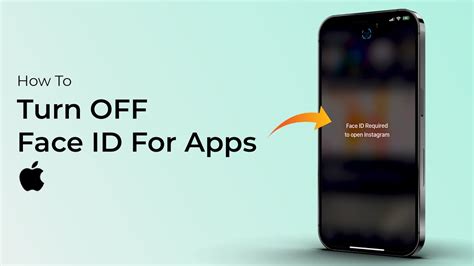 how to turn off face id for installing apps