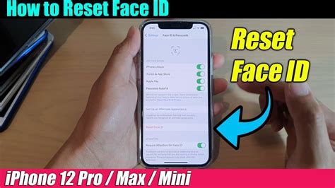 how to turn off face id on iphone 12 pro max