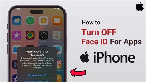 how to turn off face id required to open apps