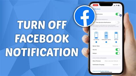 how to turn off facebook notifications on iphone