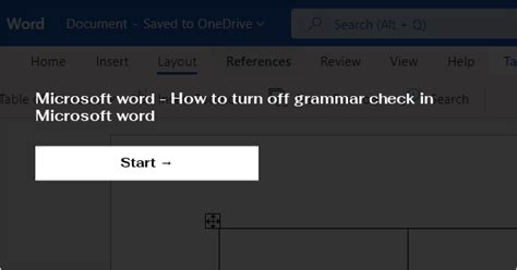 how to turn off grammar check in word on mac
