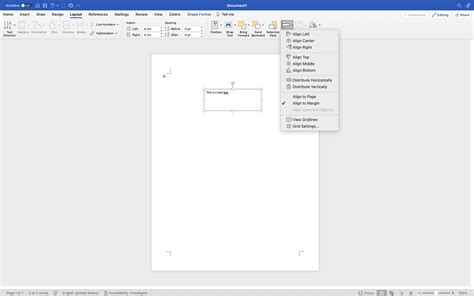 how to turn off green alignment lines in word