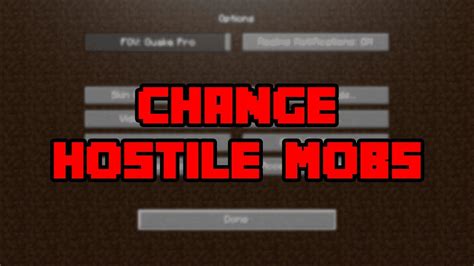 how to turn off hostile mobs in minecraft java