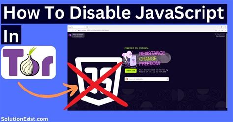 how to turn off javascript in tor