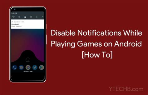 how to turn off notifications while playing games android