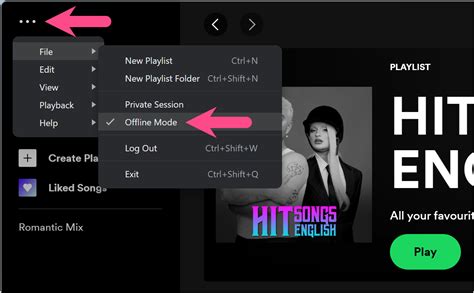 how to turn off offline mode on spotify computer