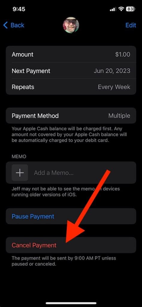 how to turn off recurring payment on apple pay