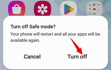how to turn off safe mode in android without power button