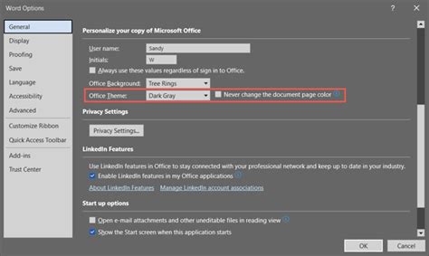 how to turn off shadow in word