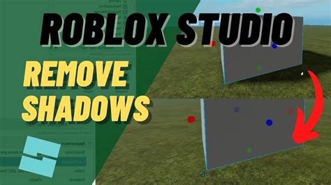 how to turn off shadows in roblox studio