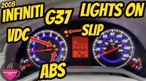 how to turn off slip indicator light infiniti