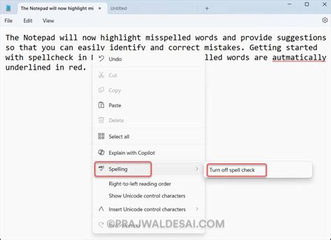 how to turn off spell check in notes