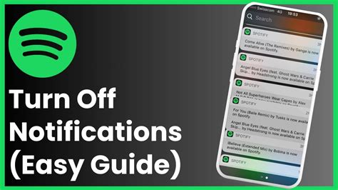 how to turn off spotify notifications