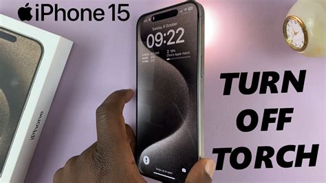 how to turn off torch on iphone