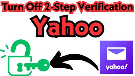how to turn off two step verification in yahoo mail