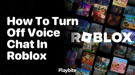 how to turn off voice chat on roblox